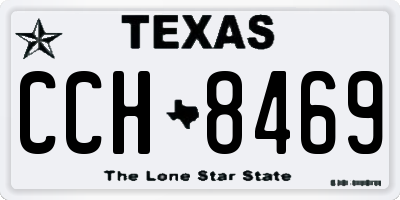 TX license plate CCH8469