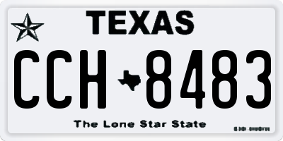 TX license plate CCH8483