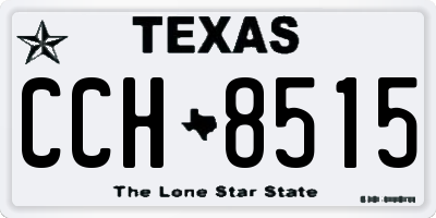 TX license plate CCH8515