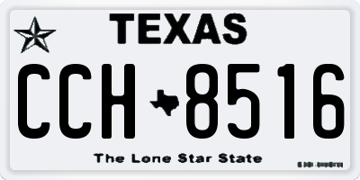 TX license plate CCH8516