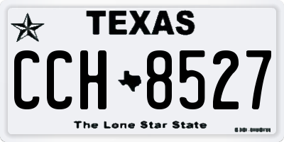 TX license plate CCH8527