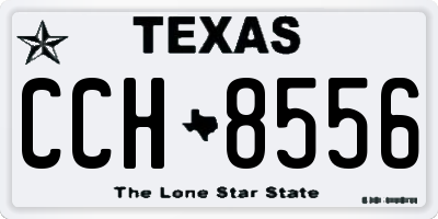 TX license plate CCH8556