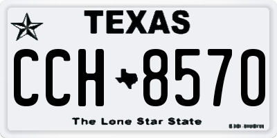 TX license plate CCH8570