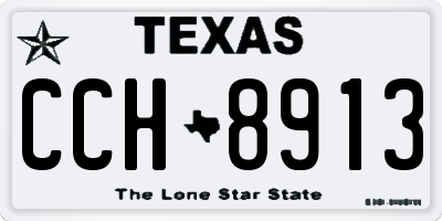 TX license plate CCH8913