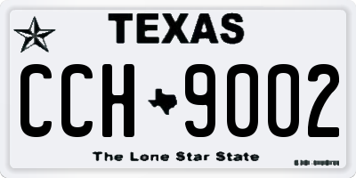 TX license plate CCH9002