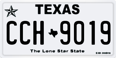 TX license plate CCH9019