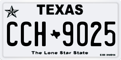 TX license plate CCH9025