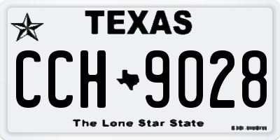 TX license plate CCH9028