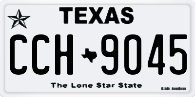 TX license plate CCH9045