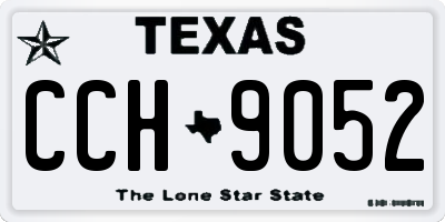 TX license plate CCH9052