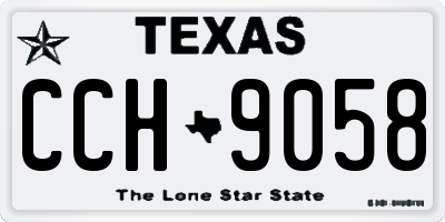 TX license plate CCH9058