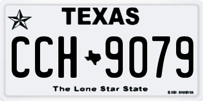 TX license plate CCH9079
