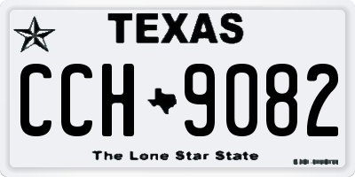 TX license plate CCH9082
