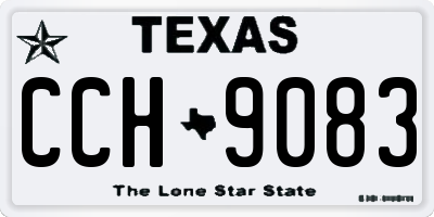 TX license plate CCH9083