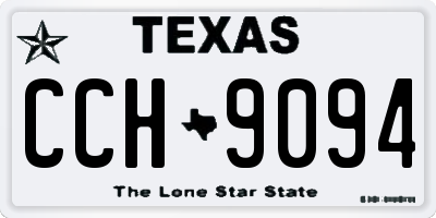 TX license plate CCH9094