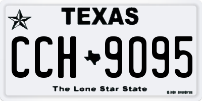 TX license plate CCH9095