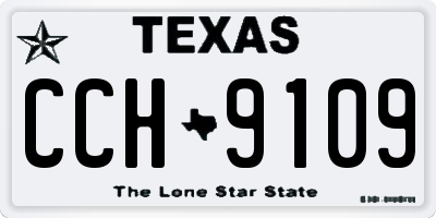 TX license plate CCH9109