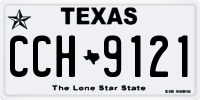 TX license plate CCH9121