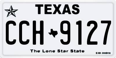 TX license plate CCH9127