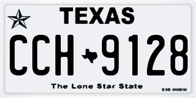 TX license plate CCH9128