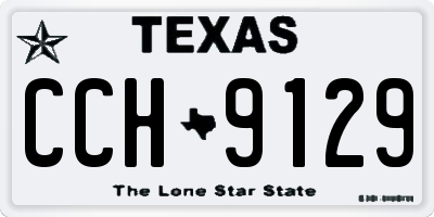 TX license plate CCH9129