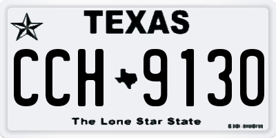 TX license plate CCH9130