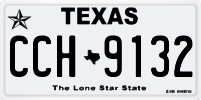 TX license plate CCH9132