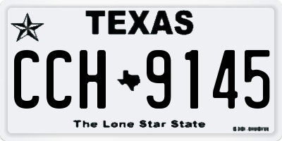 TX license plate CCH9145