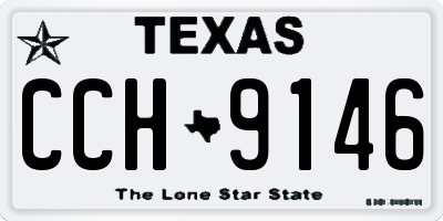 TX license plate CCH9146