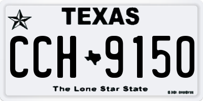 TX license plate CCH9150