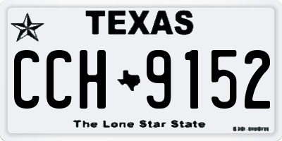 TX license plate CCH9152