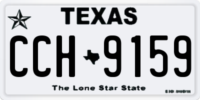 TX license plate CCH9159