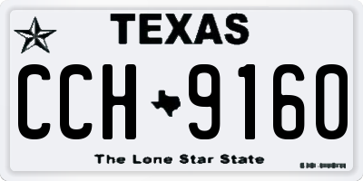 TX license plate CCH9160