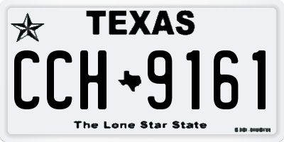 TX license plate CCH9161