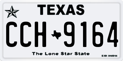 TX license plate CCH9164