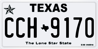 TX license plate CCH9170