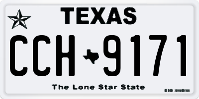 TX license plate CCH9171