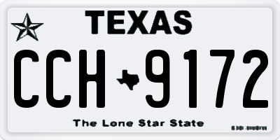 TX license plate CCH9172