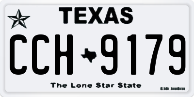 TX license plate CCH9179
