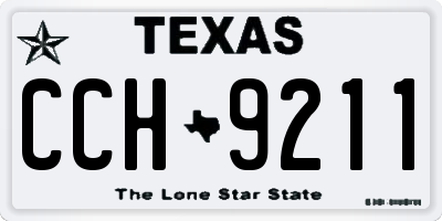 TX license plate CCH9211
