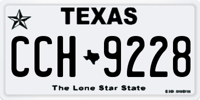 TX license plate CCH9228