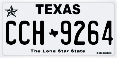 TX license plate CCH9264