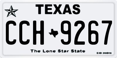 TX license plate CCH9267