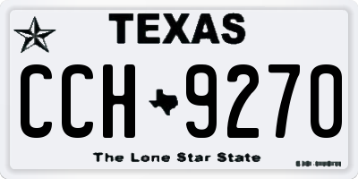 TX license plate CCH9270