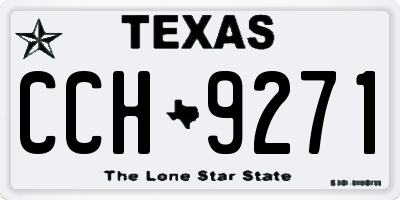 TX license plate CCH9271
