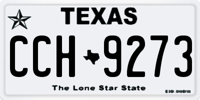 TX license plate CCH9273