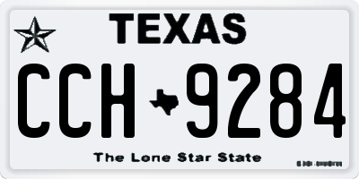 TX license plate CCH9284