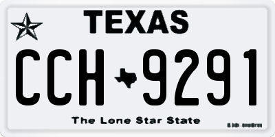 TX license plate CCH9291