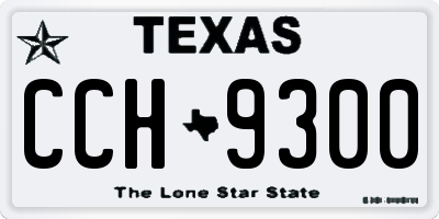 TX license plate CCH9300