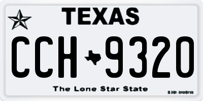 TX license plate CCH9320